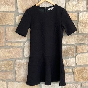 LOFT quilted drop waist dress